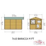 Shire Barraca  10ft x 7ft Shiplap Shed