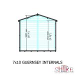Shire Guernsey 10ft x 7ft Shiplap Apex Shed