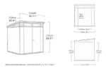 Artisan Pent Shed 7x7ft - Grey