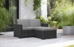 California 2 Seater Sofa - Grey