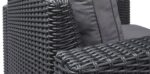 California 3 Seater Chaise Longue Lounge Set - Grey