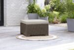 California 3 Seater Chaise Longue Lounge Set - Cappuccino