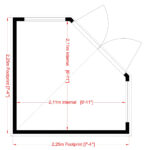 Shire Shiplap 8ft x 8ft Corner Shed
