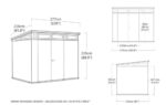Signature Shed 9x7ft - Ashwood Brown