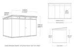Signature Shed 11x7ft - Ashwood Brown