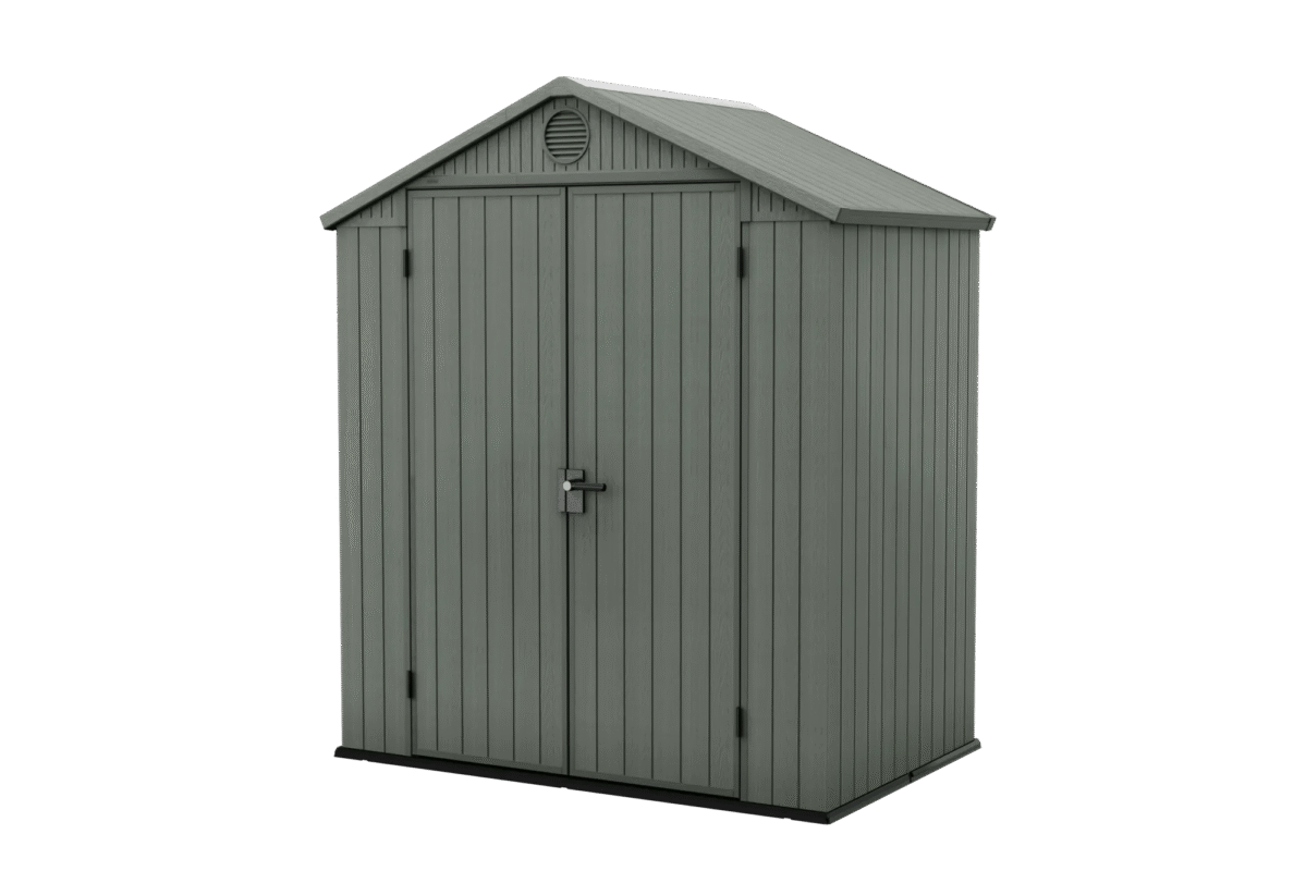 Darwin Shed 6x4ft Double Door - Green
