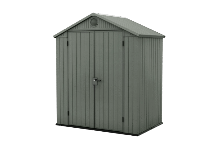 Darwin Shed 6x4ft Double Door - Green