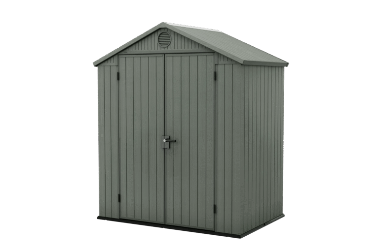Darwin Shed 6x4ft Double Door - Green