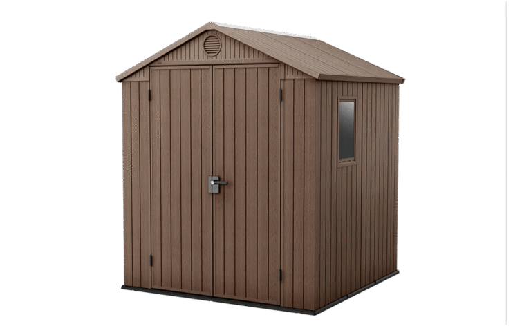 Darwin Shed 6x6ft - Brown