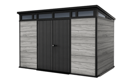 Signature Pent Shed 11x7ft - Storm Grey