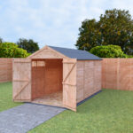 Shire Langley 12ft x 6ft Double Door Shiplap Shed NEW