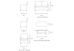 LG Monte Carlo Stone Sofa Lounge Set