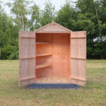 Shire Garden Value Overlap 4ft x 3ft Double Door Shed With Shelves