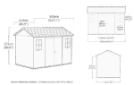 Oakland Shed 11x7.5ft - Grey