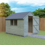 Shire Garden Value Overlap 8ft x 6ft Pressure Treated Shed with window