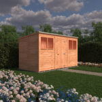 Shire NEW Garden Value 12ft x 6ft Overlap Pent Shed
