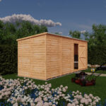 Shire NEW Garden Value 16ft x 6ft Overlap Pent Shed
