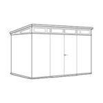 Signature Shed 11x7ft - Ashwood Brown