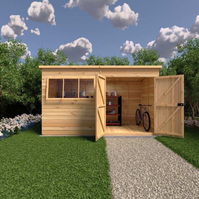 Shire Ranger 12ft x 6ft Pent Shiplap Shed