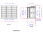 Duramax Side Mate Plus - 4ft x 8ft Plastic Garden Shed in Grey
