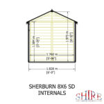 Shire Sherburn 8ft x 6ft Shiplap Shed NEW
