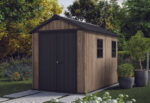 Signature Apex Shed 7.5x9ft - Ashwood Brown