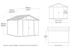 Stronghold 10x11.5 Shed - Grey