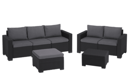 California 5 seater Lounge Set - Grey