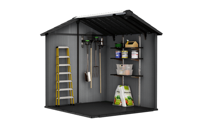 Signature Apex Shed 7.5x7ft - Ashwood Brown