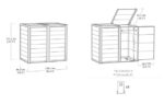 240L Bin Hideaway - Grey