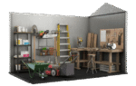Oakland Shed 11x7.5ft - Grey